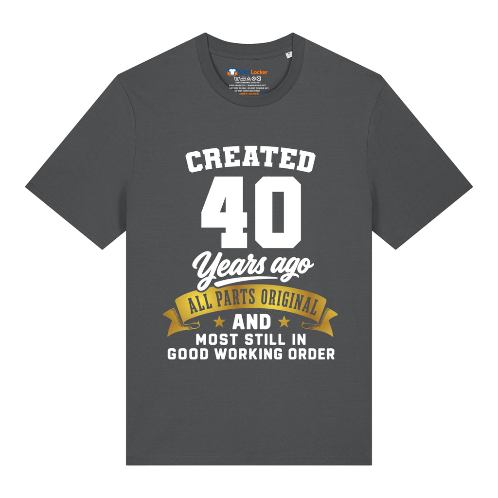 Created 40 Years Ago T-Shirt