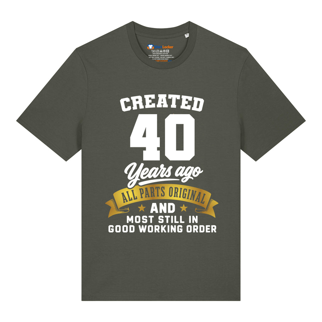 Created 40 Years Ago T-Shirt