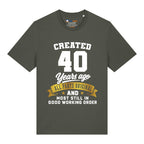 Created 40 Years Ago T-Shirt