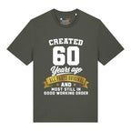 Created 60 Years Ago T-Shirt