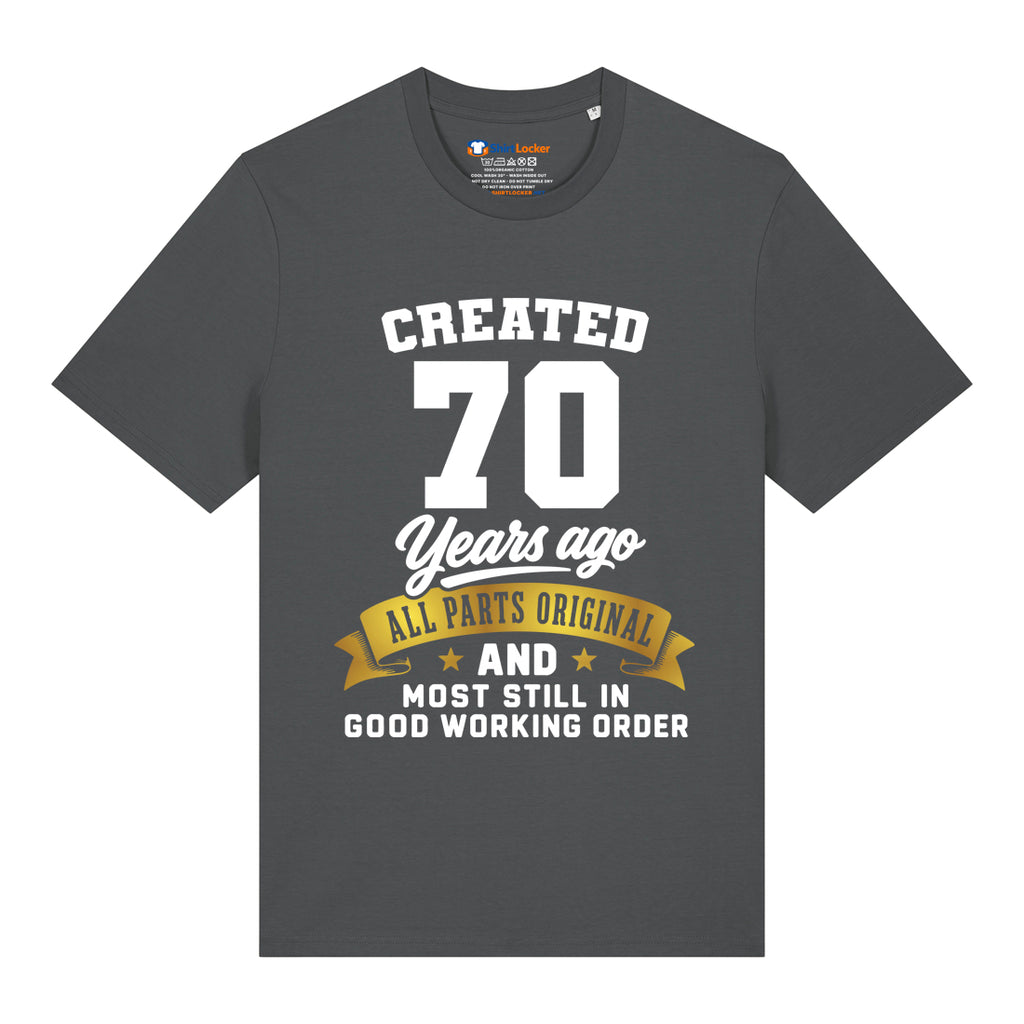 Created 70 Years Ago T-Shirt