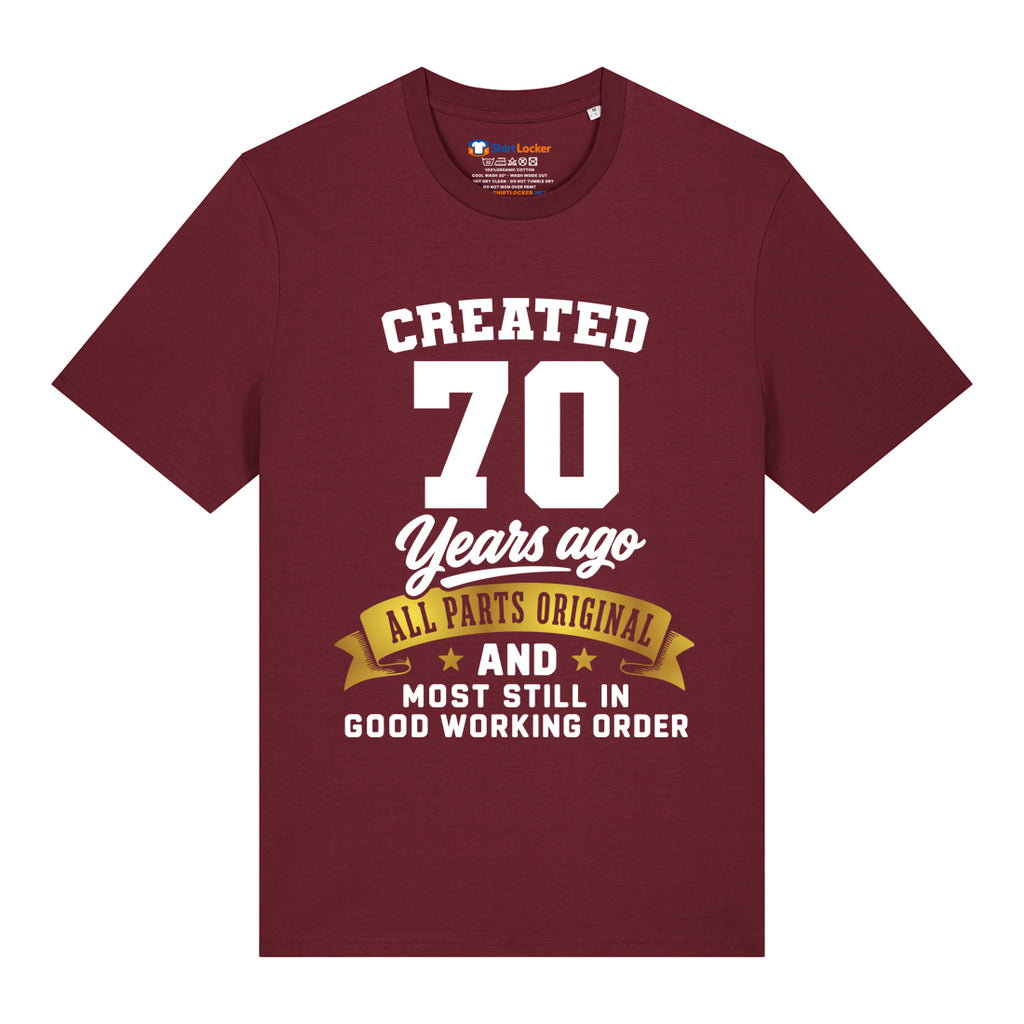Created 70 Years Ago T-Shirt