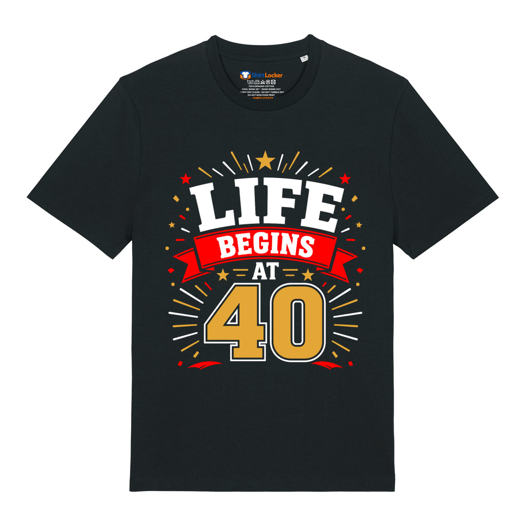 Life Begins At 40 T-Shirt