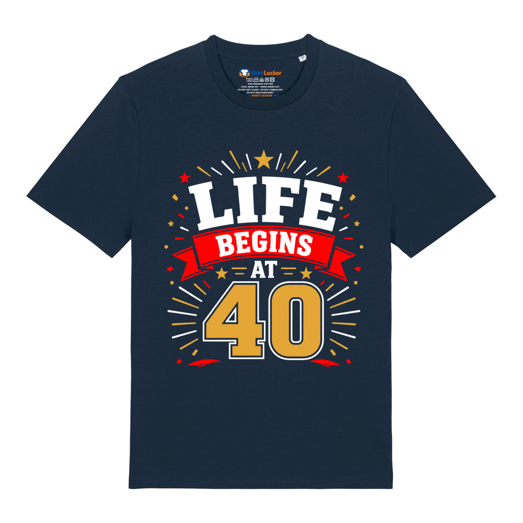 Life Begins At 40 T-Shirt
