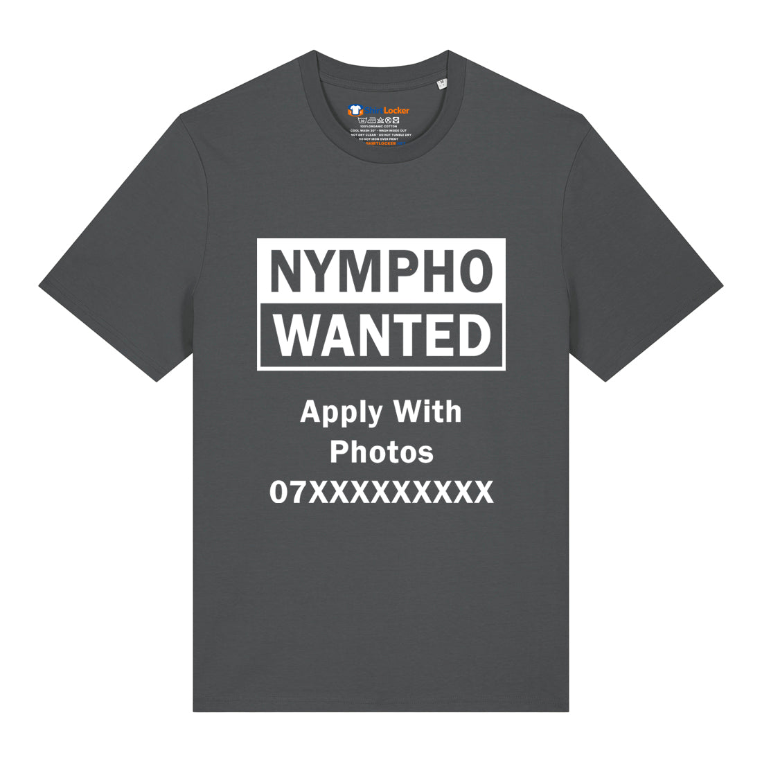 Nympho Wanted T-Shirt (Custom)