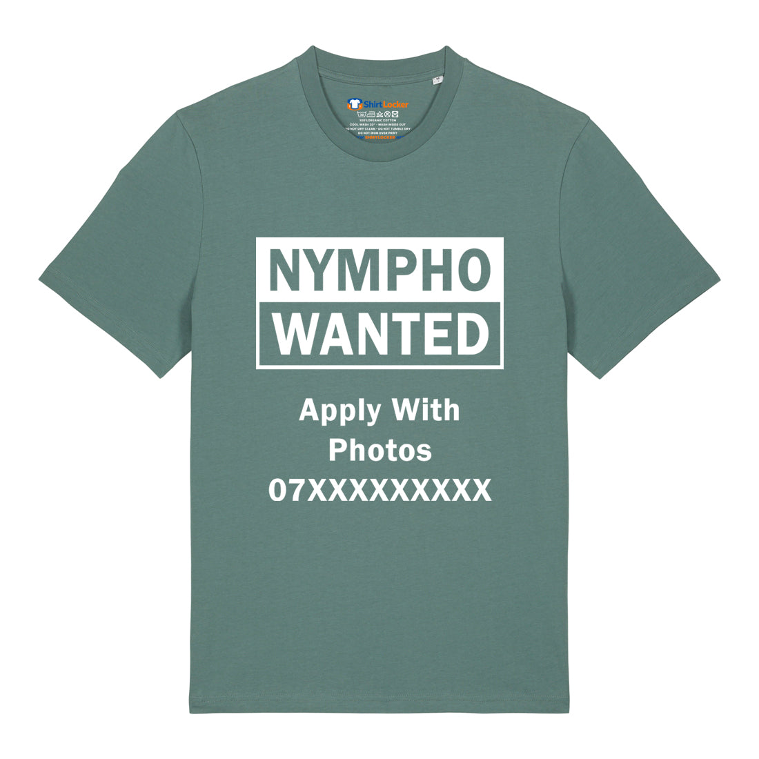 Nympho Wanted T-Shirt (Custom)