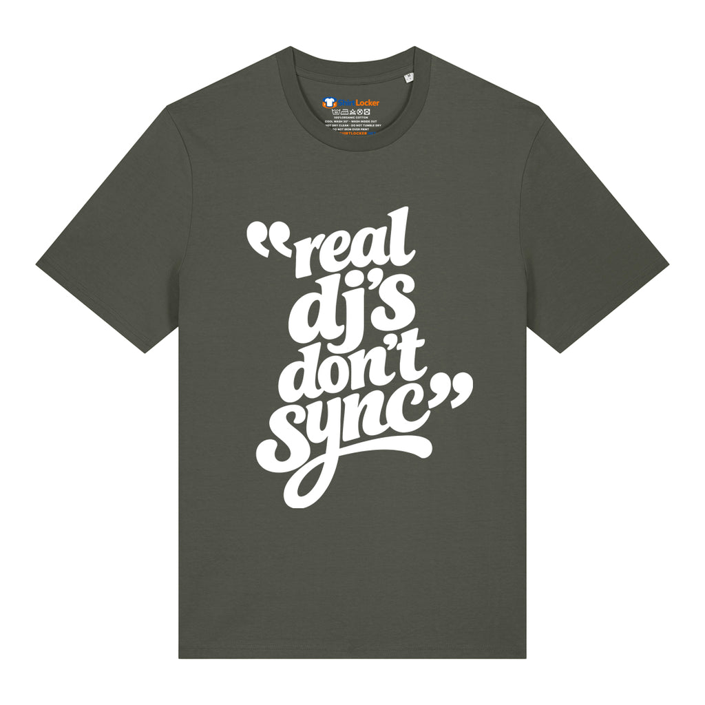 Real DJ's Don't Sync T-Shirt