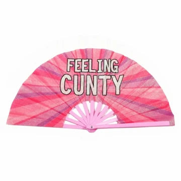 13-Inch ''Feeling Cunty'' Hand Fan