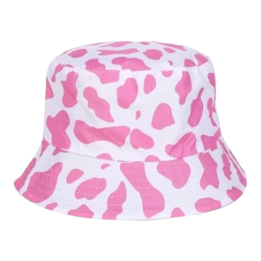 Cow Bucket Hat (Pink)