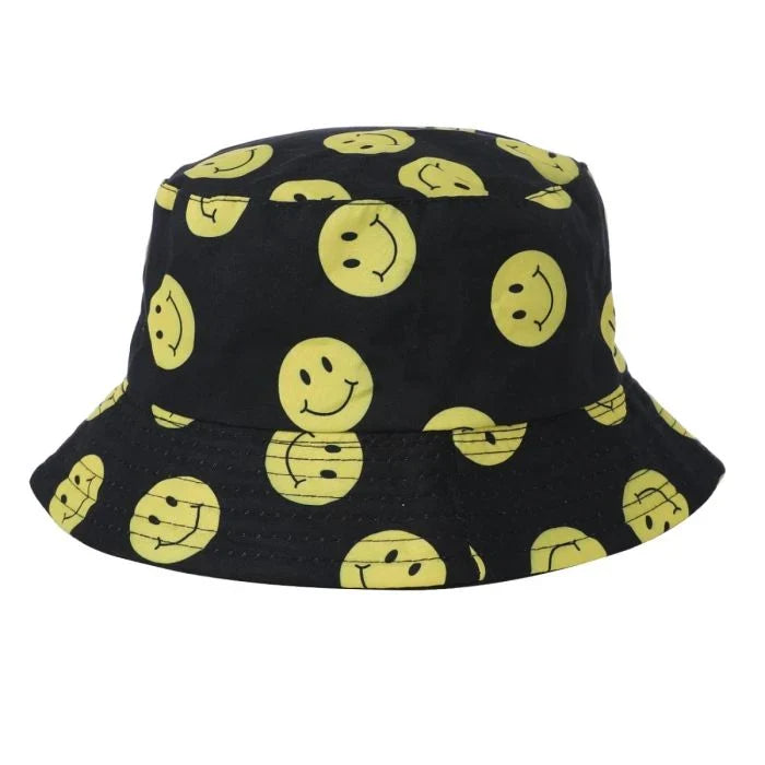 Smiley Bucket Hat (Yellow)
