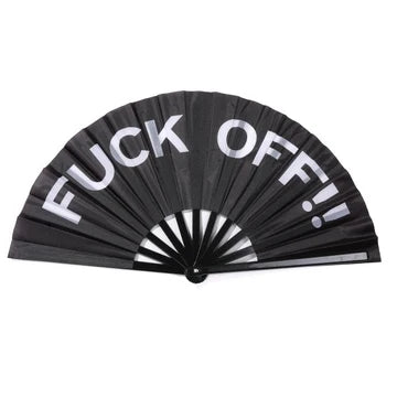 13-Inch ''Fuck Off!!'' Hand Fan
