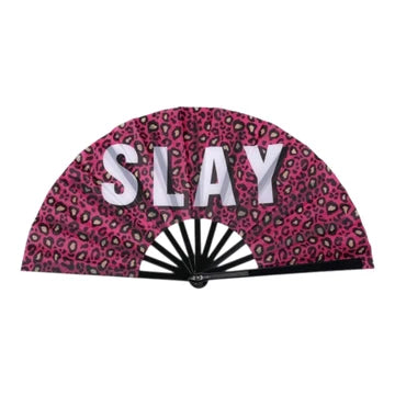 13-Inch ''Slay'' Hand Fan