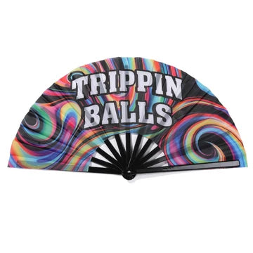 13-Inch ''Trippin' Balls'' Hand Fan